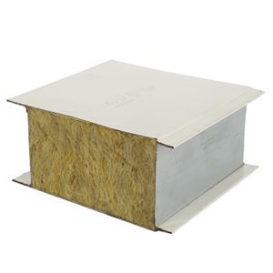 50mm سمك الصخرة المقاومة للحريق الصوف ساندويتش لوحة لموسيقى السيارات غرفة الانتهاء من رذاذ