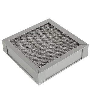 الكفاءة الأساسية الألومنيوم شبكة الهواء مرشح